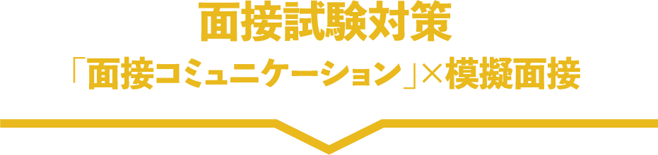 面接試験対策：「面接コミュニケーション」×模擬面接